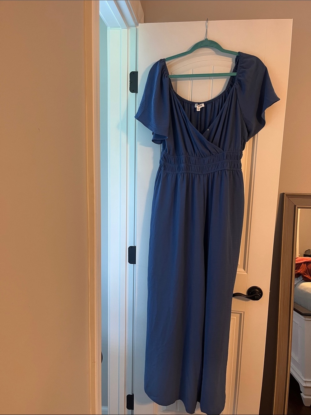 NWOT blue jumpsuit